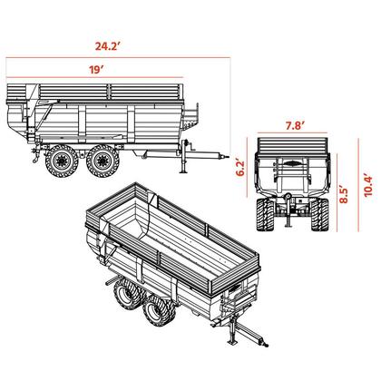 15 ton KT44150 Measurements