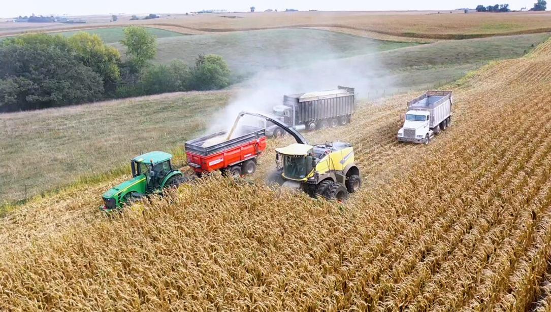 Silage Wagon in Field blog