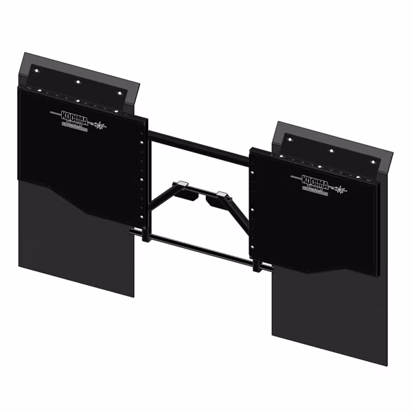 KMFS Single Tire Mud Flap black