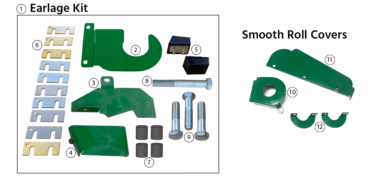 9000 Wide Body Earlage Kit and Smooth Roll Covers