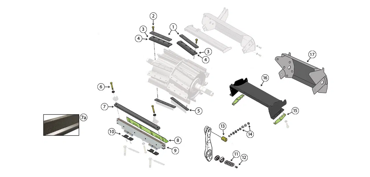 Koyma Klad® High Performance Shear Bar (to fit Claas